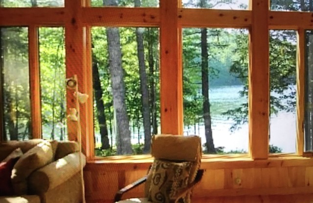 Cottage au bord du lac isolé à Porter Maine