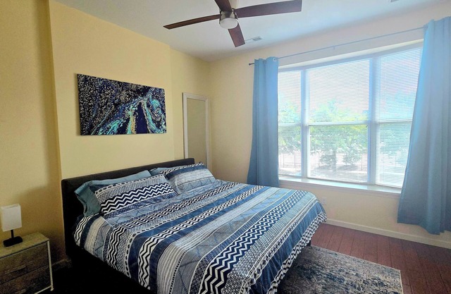 Second Floor King Bed w/ Off-Street Parking