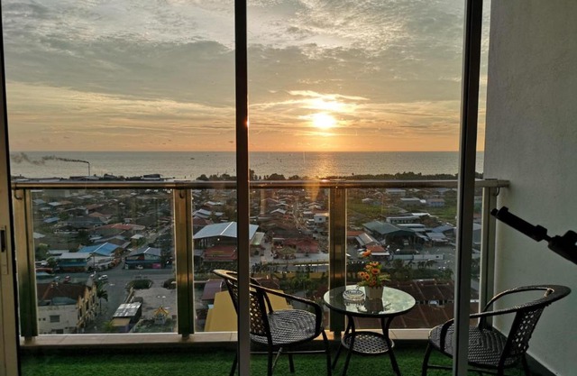 Sekinchan SeaView Homestay 034 高楼看海阳台民宿
