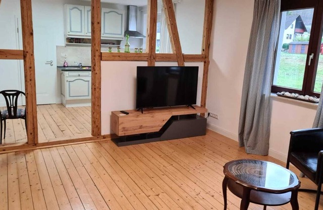Self-contained apartment in the yard of a historic mill