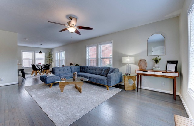 Serene 3-bedroom home with private fence and gate in vibrant Houston