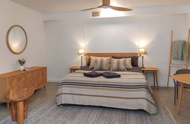 Rainforest King Rooms | Shared Kitchen + Lounge | Sleeps 2–8