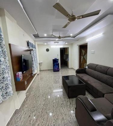 Servostay New 2 BHK Fully Furnished Near Beach in Vizag - 3rd Floor