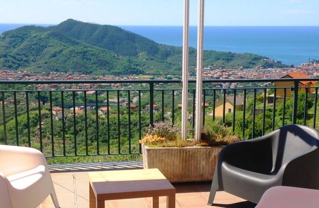 Sestri Levante - terrasse Villa avec une vue magnifique