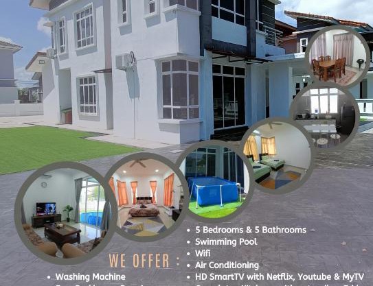 Sheea Homestay Kuala Terengganu, Swimming Pool, 5 Bedrooms