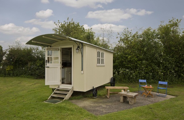 Bergers Hut pour deux situés sur la côte est yorkshire