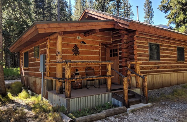 SilverTipCabins a isolé la cabane en rondins confortable dans les bois