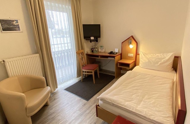 Chambre Simple Douche / WC - Hotel Garni Am Brunnenplatz