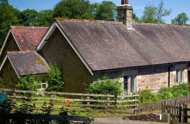 Chalet de plain-pied pour quatre invités dans le parc de Haughton Castle, Northumberland