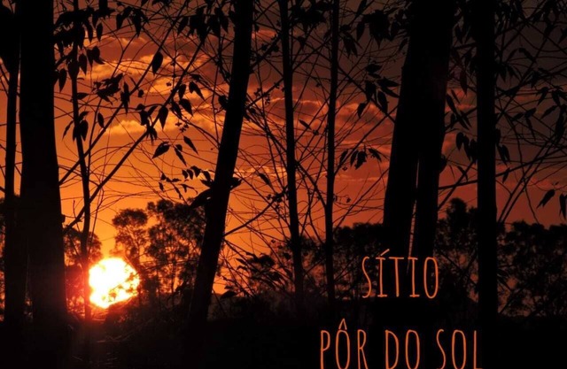 Coucher de soleil sur le site!