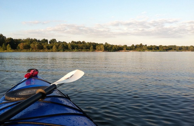 9 personnes sur le lac Wissota