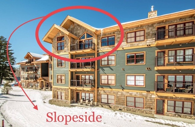 SLOPESIDE Luxury Penthouse-Level Ski-In/Out Cranmore Mtn Condo!!