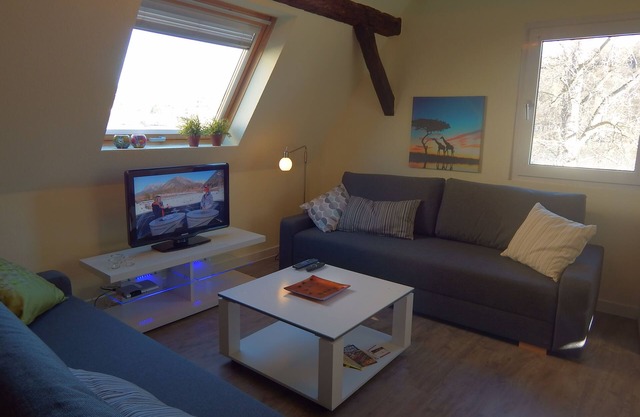 Petit loft dans les combles - vue directe sur le Rhin