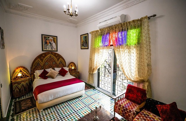 Appartement style Petit riad avec jardin et terrasse privée.