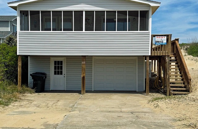 SEMI-OCEANFRONT avec 3 chambres, accès direct à la plage avec vue imprenable sur l'océan