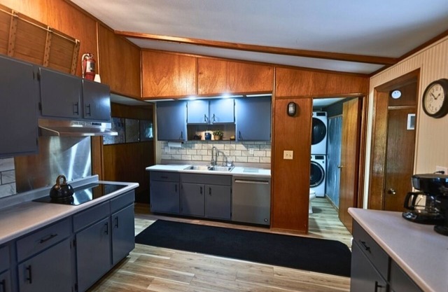 Private location with large yard and firepit. Access to trail 8 from property