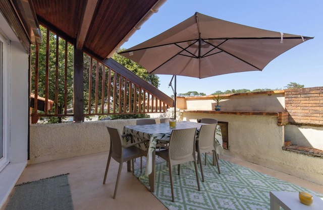 Appartement 'Appartement Soulac' avec terrasse privée, jardin privé et Wi-Fi