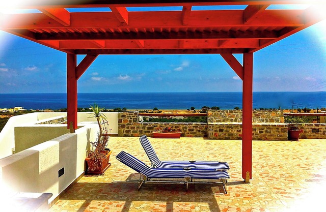 Le sud de la Crète, Filoxenia Villa, est un groupe de dix appartements de vacances