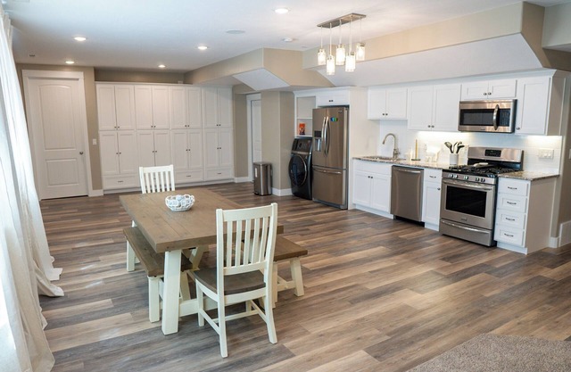Spacious 2 bedroom basement apart w/ theater room & outdoor patio in Springville