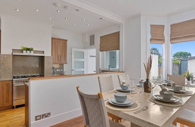 Spacious 3 bedroom house with bathroom and a downstairs shower room.