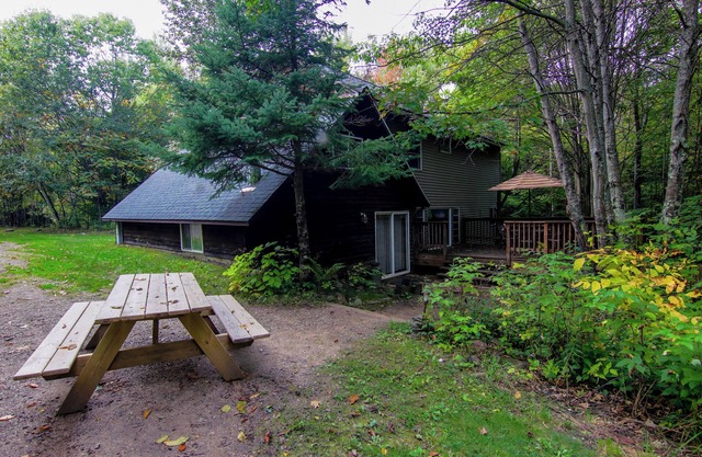 Spacious 3-bedroom Lodge nestled into the Northwoods... river access!