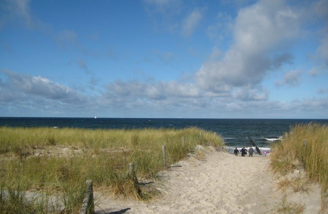 Droit appartement spacieux sur la plage / mer Baltique, endroit isolé, dans les dunes