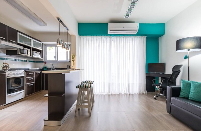 Spacieux apt w / patio dans Recoleta luxueux et sûr