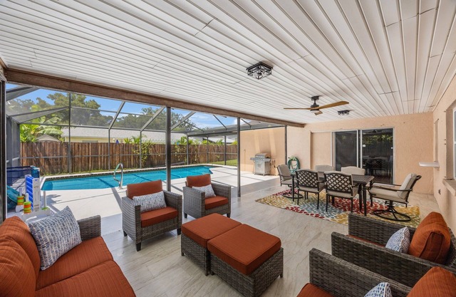 Spacious 4BR w/Game Room, Pool & Quick Beach Access