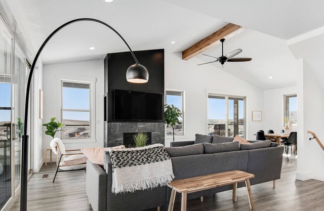 Spacious, Dog-Friendly Home with Shared Pool, WiFi, Huge Deck, & Gas Fireplace
