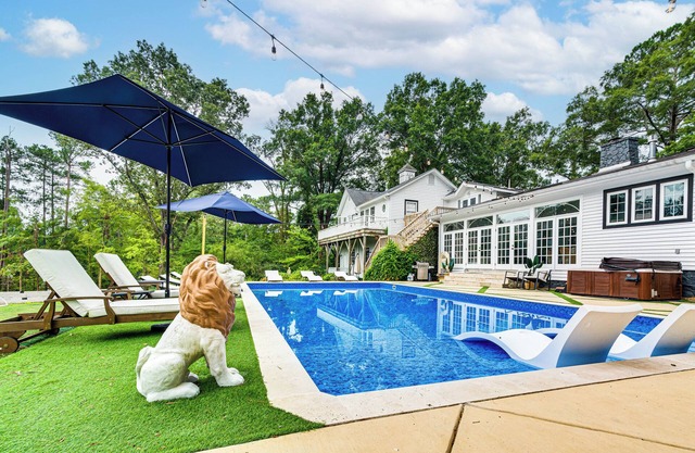 Spacious Durham Home w/ Fire Pit & Hot Tub!