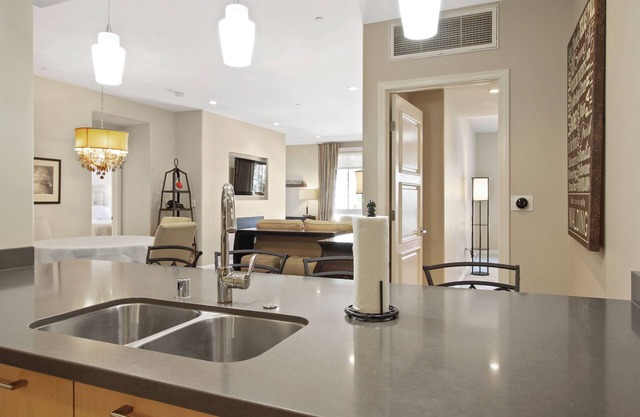 Spacious, fully furnished 3rd floor condo with campus views @ the Americana!