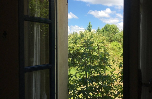 Spacious gîte in idyllic wooded setting by a stream with hammock & barbecue