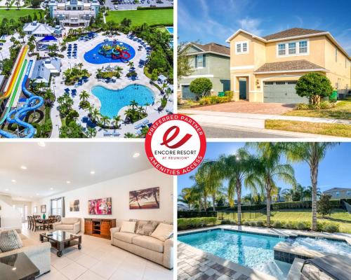 Spacious Home With Private Pool And Hockey Table Near Disney With Waterpark & Resort Access At Encore Resort - 7501Mr