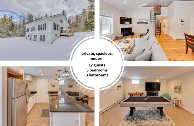 Spacious Ski House in the White Mountains!