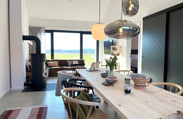 Spacious loft apartment for up to 10 people.