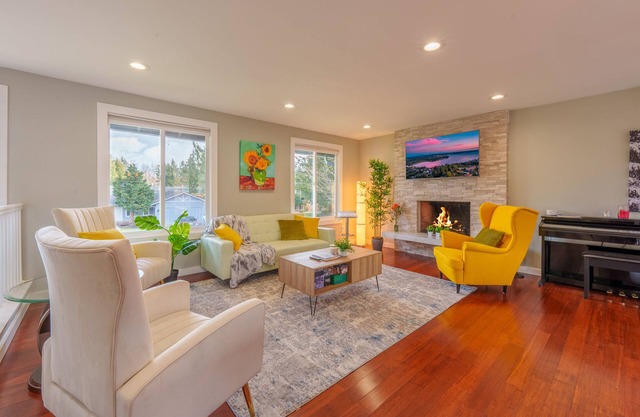 Spacious remodeled home with central AC and fenced yard