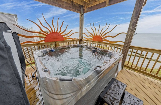 Spacious soundfront home with amazing views, game room, & hot tub