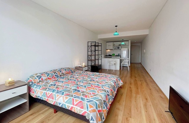 Grand Studio San Telmo Balcon Salle de Sport Piscine