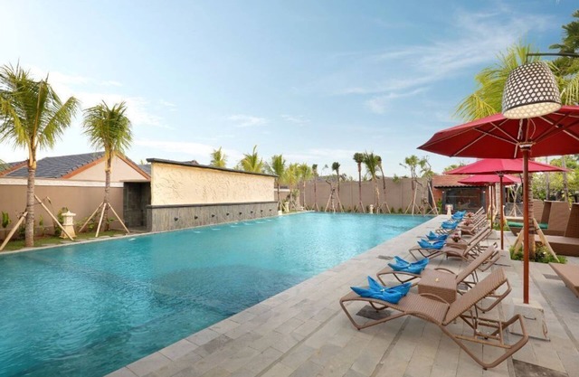 Spacieuse villa de luxe avec deux chambres à coucher à Jimbaran avec piscine privée