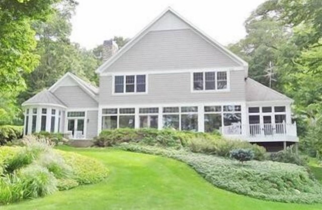 Spectaculaire, élégante, plage privée, retraite, au bord du lac, luxe, spacieuse