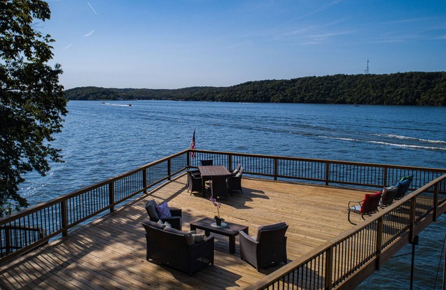 Spectacular Views! Lakefront Home-Massive Deck on the Main Channel, Sauna & More