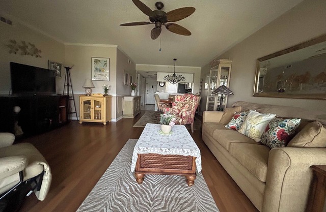 Spectacular views of the golf course & lake from 3rd floor lanai. Venice, FL.