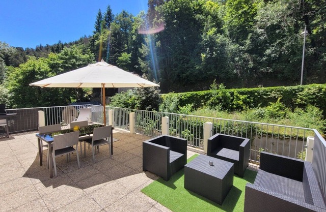 St Nectaire: Appartement Balneo avec grande terrasse Standing