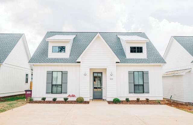 Stark Landing is a brand new modern home located in the heart of Starkville!