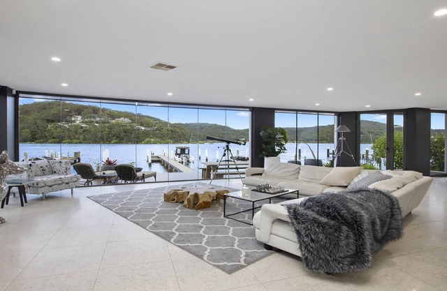 Waterfront Apartment with pool, spa and sauna