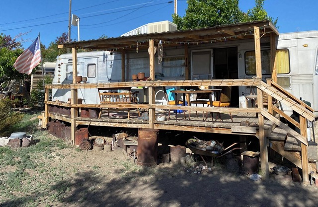 Stay in this one of a kind 1955 trailer in this one of a kind old mining town