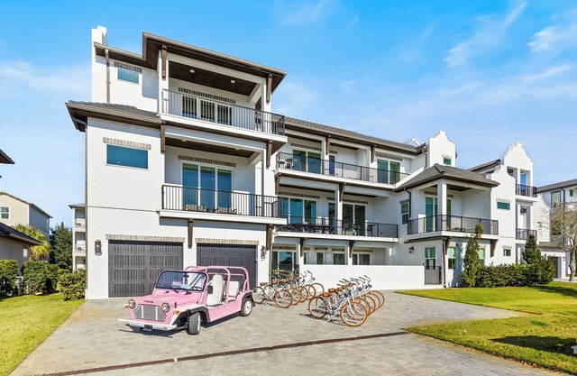 Stay on 30A: Poppy House, Gulf Views- Pink Moke!