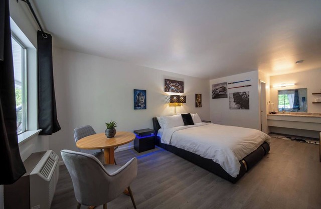 Step into our Galaxy Room, adorned with pictures from the iconic saga.