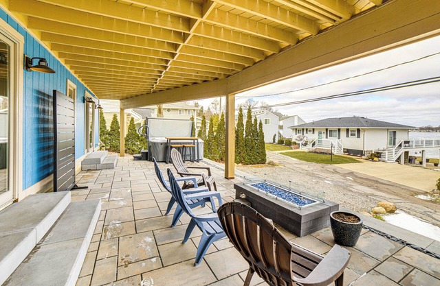 Steps to Clark Lake: Cozy Apartment w/ Hot Tub