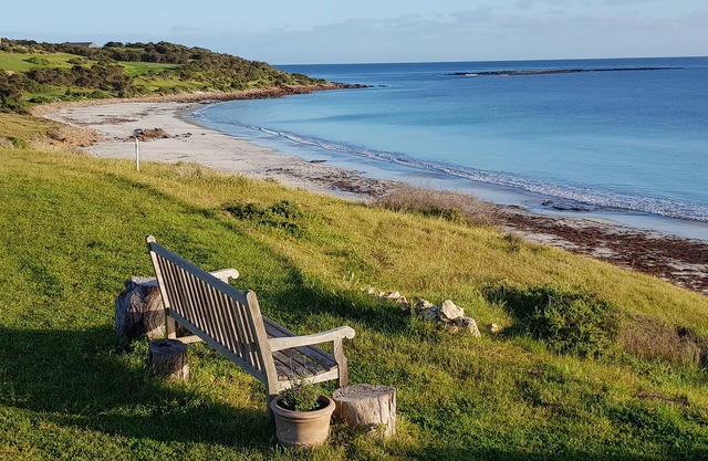 tu Emuz Villa en pierre en bord de mer, sur 3 hectares à la plage Emu Bay, Kangaroo Is